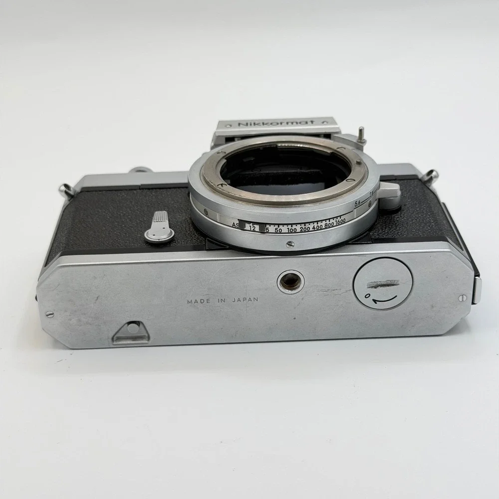 Nikon Nikkormat FTN 35mm SLR Film Camera Body Silver Made in Japan FTN 3678843